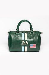 Sac à Main en cuir 24H Le Mans Rosy 12h vert vintage Femme